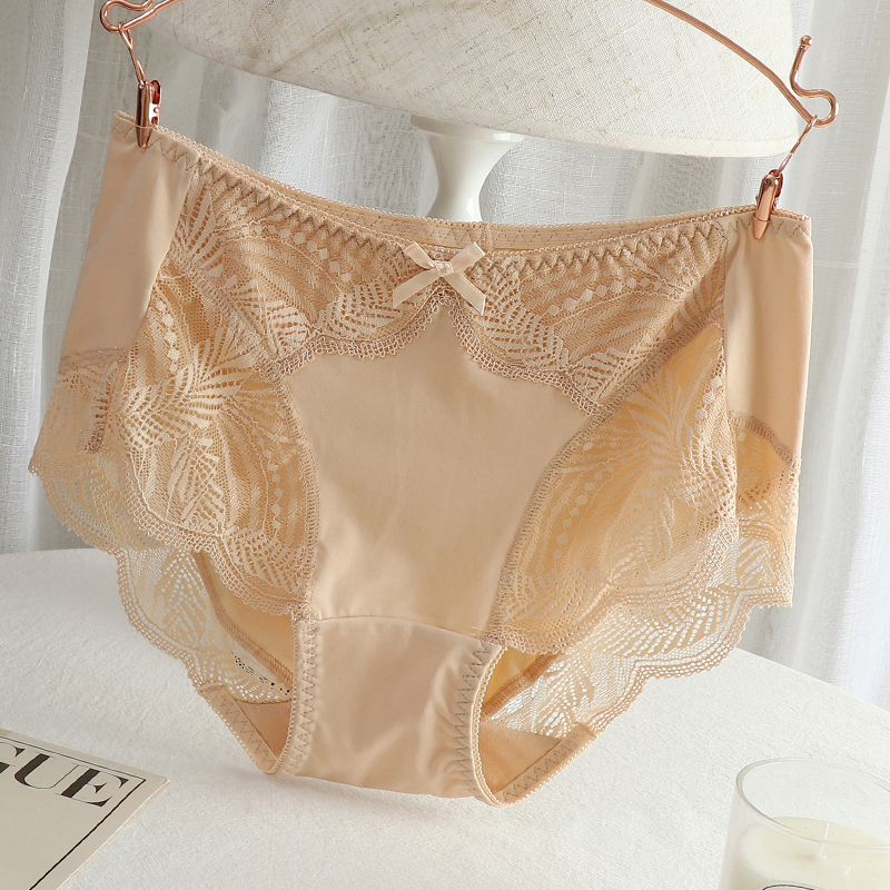 纯棉裆无痕性感包臀牛奶丝内裤女