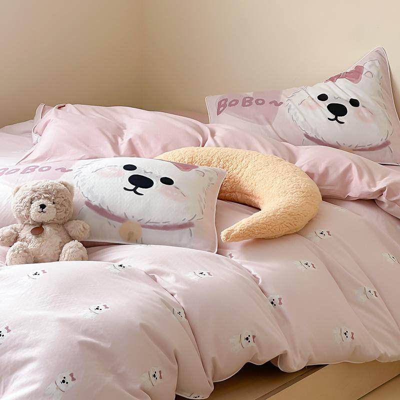 母婴A类全棉双层纱四件套1.8米床 纯棉纱布床单床笠宽儿童三件套,床上用品,床品套件/四件套/多件套,淘宝优惠券,粉丝福利购,淘宝优惠卷