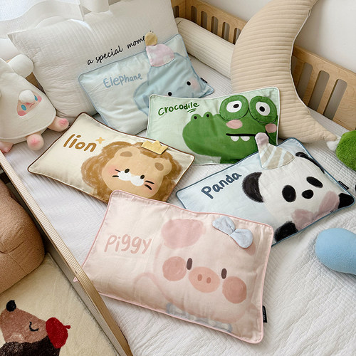 母婴A类双层纱布儿童枕套