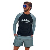 专业防晒速干男士 长袖 冲浪服 潜水衣套装 分体泳衣男新款