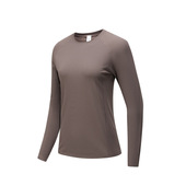 2026瑜伽服上衣女春秋季 弹力跑步速干衣T恤 专业健身户外运动长袖