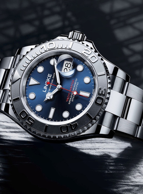 十大品牌男士全自动机械表yacht submariner游艇系列绿色水鬼表