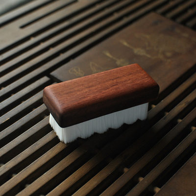 安竹居红木文玩万毛刷名贵红木