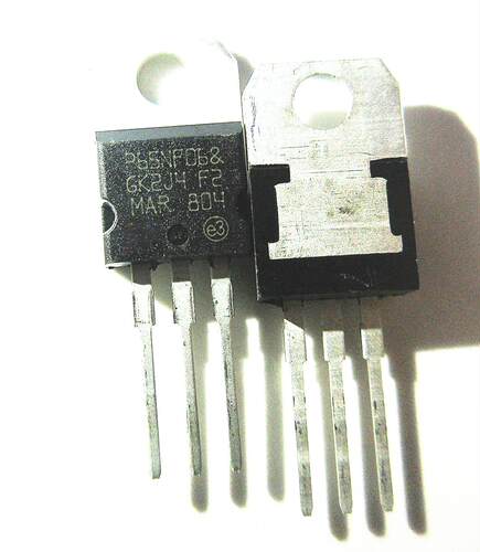 晟记 STP65NF06 MOS管65A60V 直插TO220 P65NF06三极管
