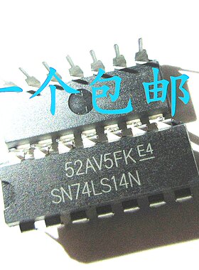 晟记 74LS14 SN74LS14N HD74LS14P 六反相施密特触发器 DIP14