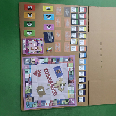 跨境新品 Adult Couple Game Night 成人情侣游戏之夜大富翁游戏