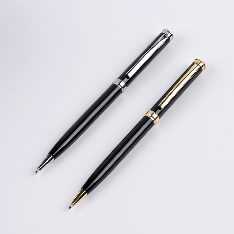 厂家金属大高仕圆珠笔商务广告礼品酒店展会用中油笔印制logo