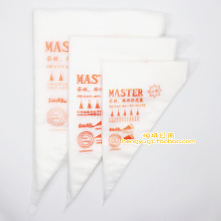 加厚裱花袋 大号中号小号 一次性裱花袋 挤花袋 挤奶油工具 100个