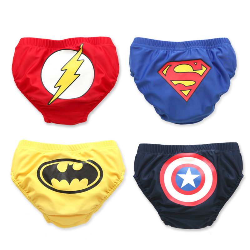 【断码清仓】男童泳裤小童英雄小宝宝泳裤男婴儿泳裤男儿童游泳裤