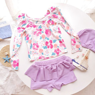 儿童夏季 韩国宝宝泳衣女宝宝一二三四五岁 泳衣女童泳衣2025年新款