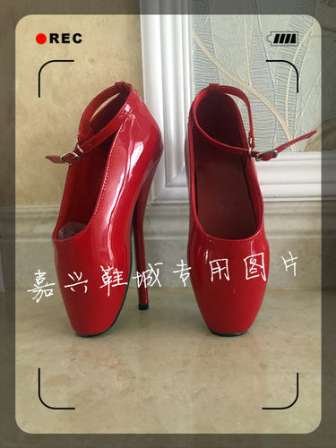 女王嘉兴红色欧美风性感高跟鞋