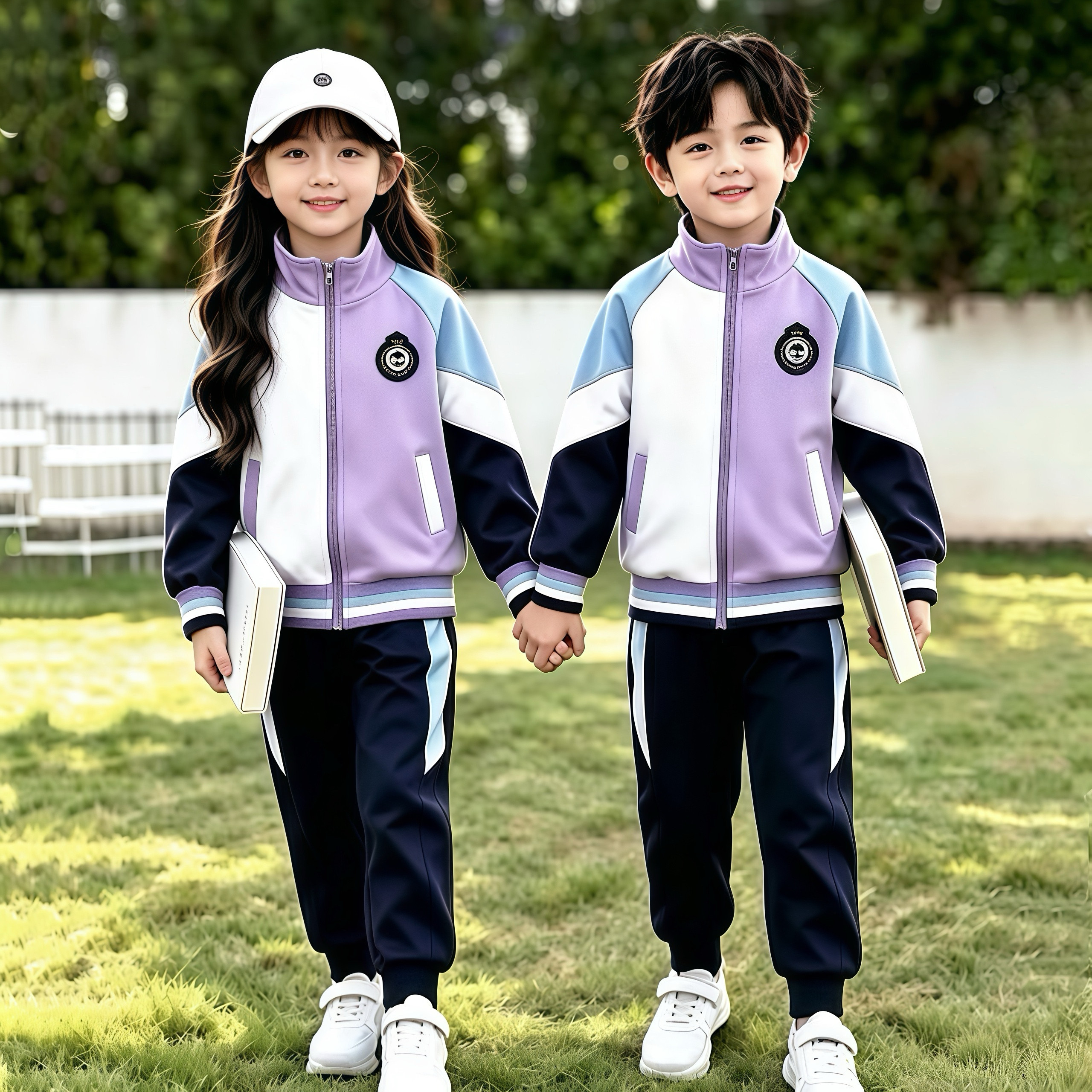小学生校服冲锋衣一年级幼儿园园服春秋装儿童班服运动服秋冬套装