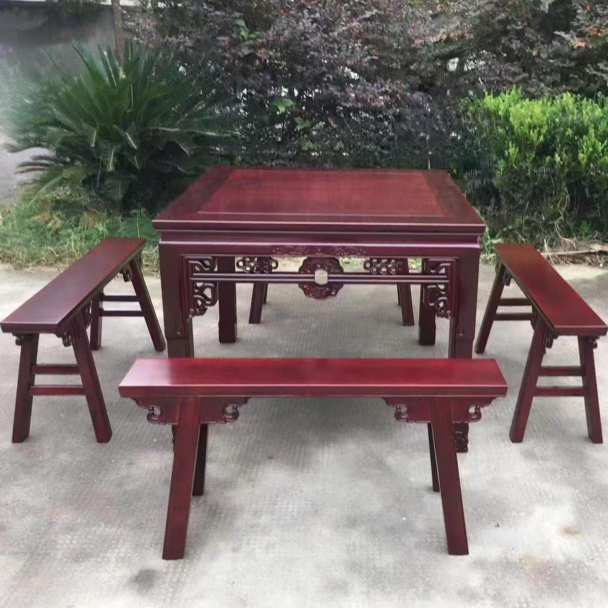 金花梨八仙桌 八仙桌 木板桌 餐桌 明清仿古方桌 传统方桌,住宅家具,实木餐桌,淘宝优惠券,粉丝福利购,淘宝优惠卷