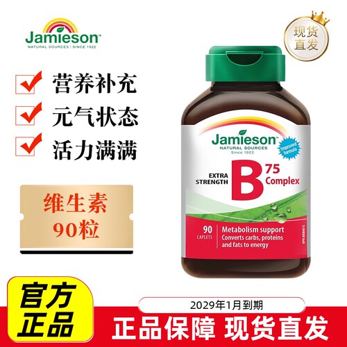 加拿大健美生维生素B族90粒