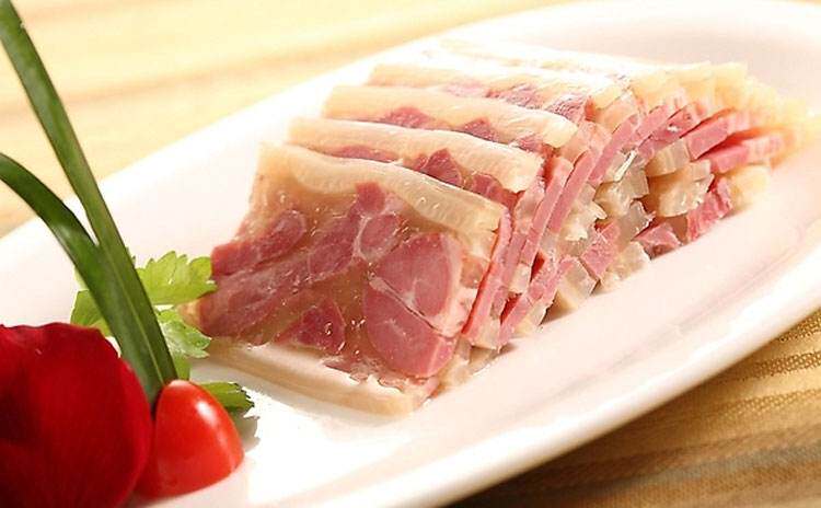 双汇水晶肴肉肘花美味肴蹄肉立方肉制品熟食卤味开袋即食凉菜包邮