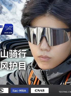 防风沙户外运动墨镜男骑行眼镜痞帅风镜女开车专用太阳镜防紫外线