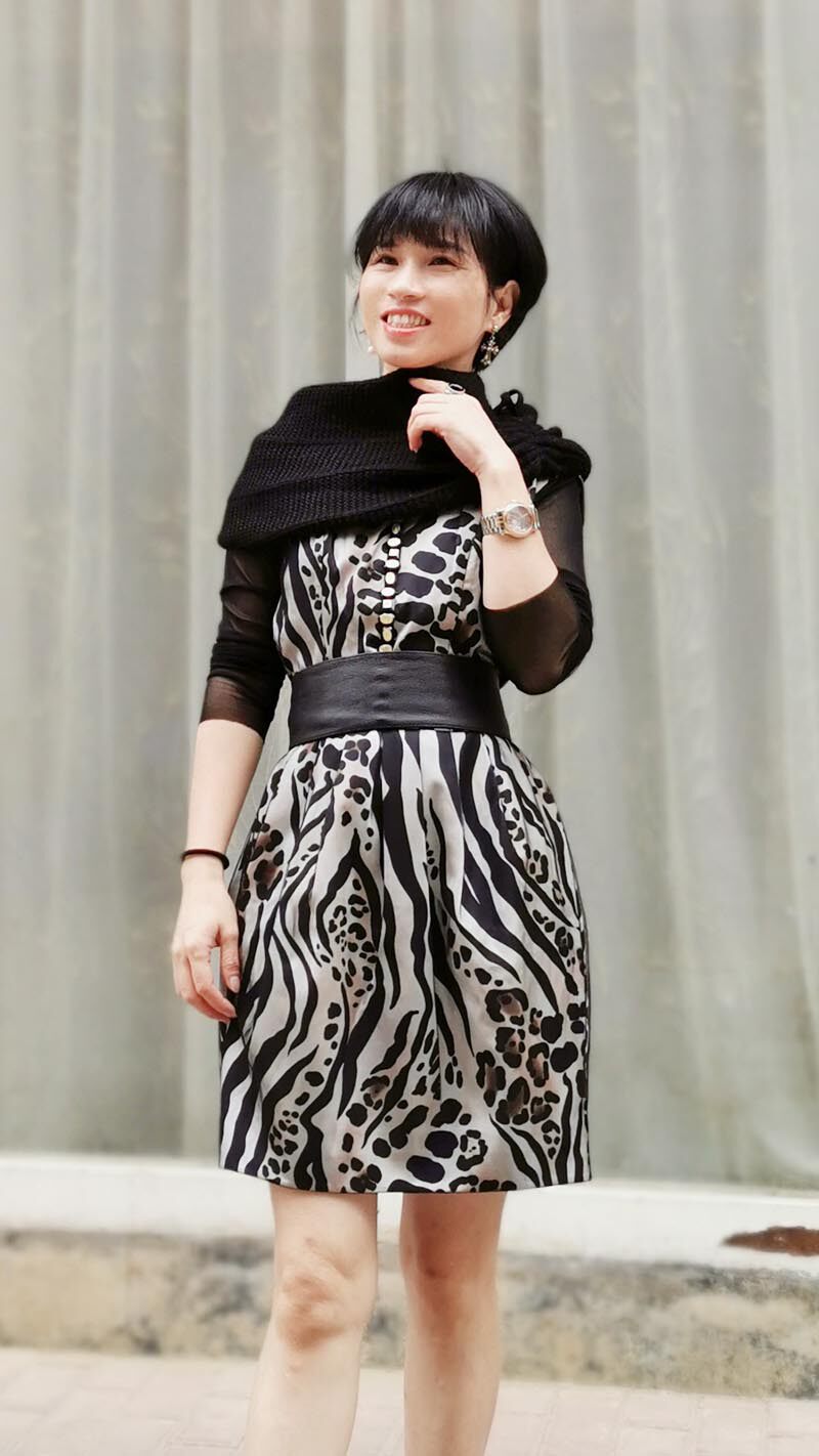 20元清货 贝尔尼尼 豹纹两件套装裙 长袖连衣裙/fb002h