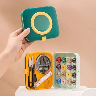 便携式 家用针线盒套装 多功能实用针线包缝纫针线手缝小型学生宿舍