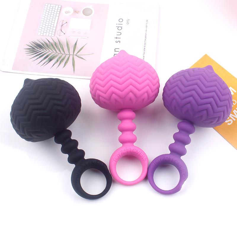 雪糕硅胶按摩器放松局部臀部解压女用按摩器扩菊部门塞硅胶自律夫