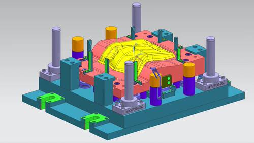 UG8.0汽车冲压模具工程连续模具设计视频PressUG 3D模具设计教程