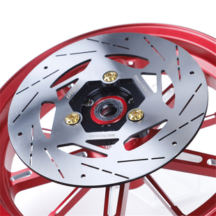 PTENG电动车刹车碟盘非飞机声盘220加厚4MM静音碟刹盘高速刹车盘