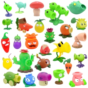 正版植物大战僵尸玩具散装巨人僵尸橄榄球食人花豌豆射手男孩礼物