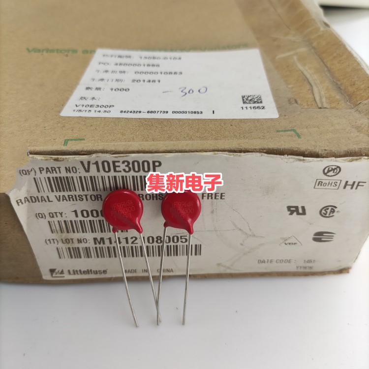 V10E300P 300VAC 470V 10D471K P10V300力特压敏电阻 Littelfuse