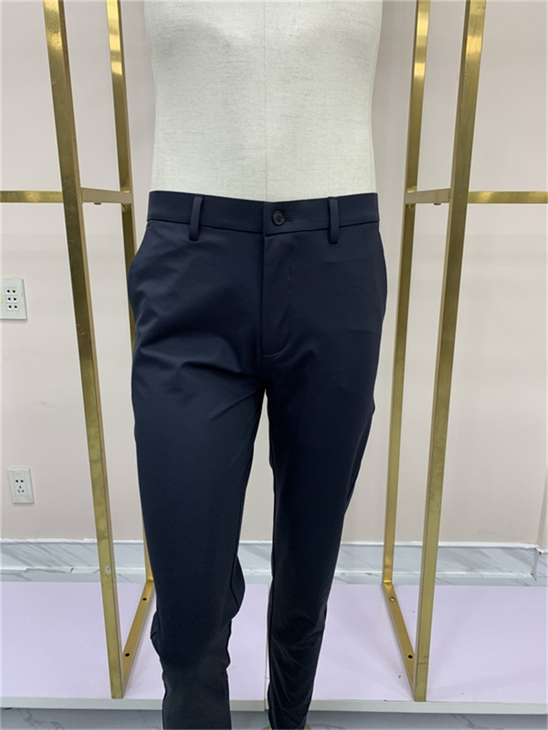 铭盛缘长裤直筒商务桑蚕丝休闲裤