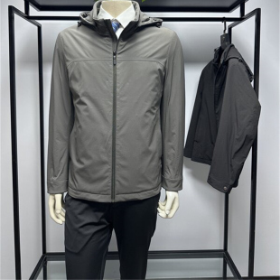 男士 商务休闲可脱卸鹅绒内胆短款 鹅绒服外套铭盛缘 新品 2025年冬季