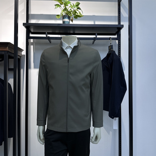 商务行政款！时尚年轻立领短款拉链门襟外套26年春季新品男士夹克