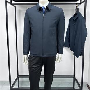 男士 回馈款 棉衣翻领纯色行政商务装 轻薄款 棉服外套铭盛有 秋冬季