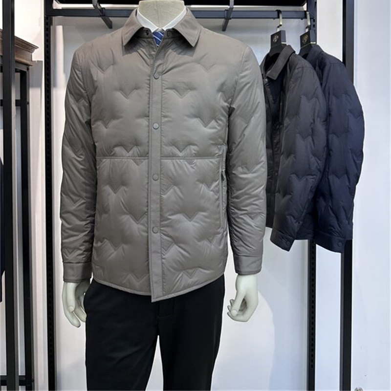 轻薄款男士羽绒服外套