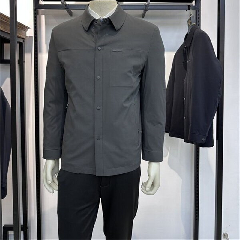 内胆可脱卸白鸭绒羽绒服