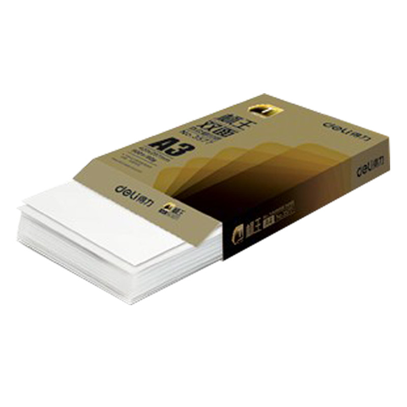 DELI A4 MU SHANGBIAO WANG 7503 복사 용지 70G 사무용품 3572 가정용 양면 A3 인쇄 용지 백서