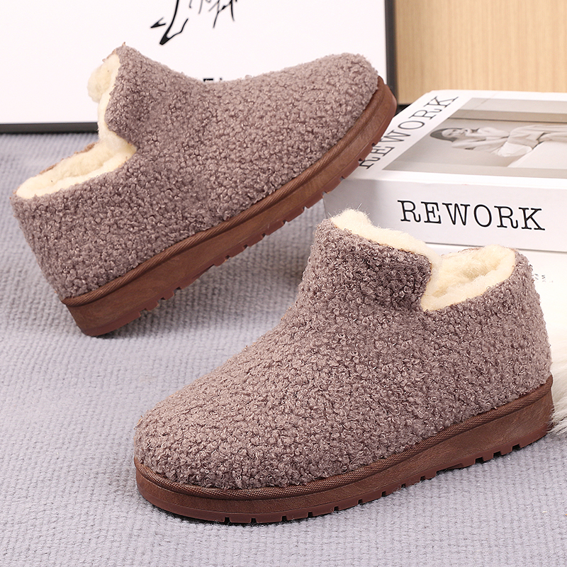 居家保暖防滑雪地靴加厚棉鞋