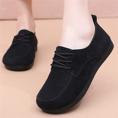 老北京布鞋女单鞋平底休闲豆豆鞋