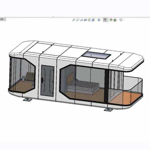 9米民宿太空舱三维Solidworks模型素材3D图纸设计1408550
