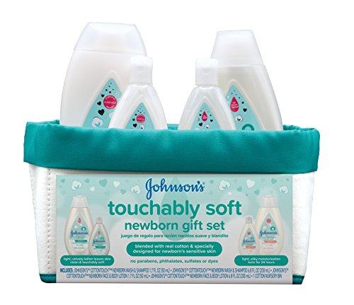 johnsons touchably soft newborn baby gift set, ba