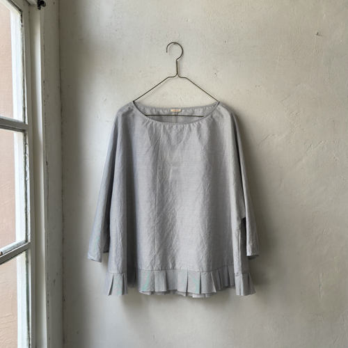 意大利Apuntob细条纹花边小衫