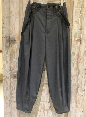 现货 ASEEDONCLOUD简约口袋背带裤长裤休闲裤