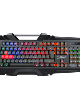 双飞燕血手幽灵B150N 有线电竞游戏键盘薄膜笔记本台式电脑用B160