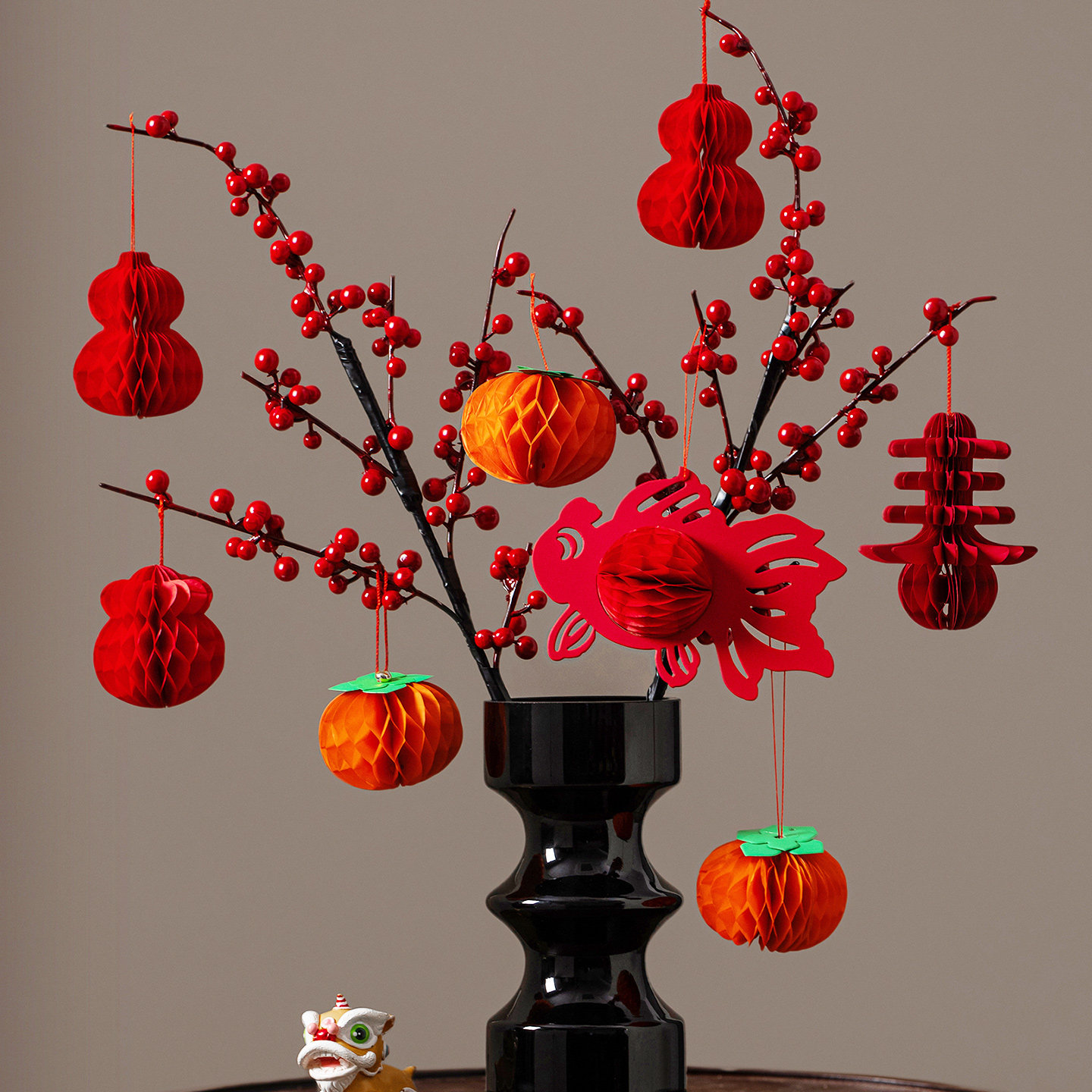 新年小挂件装饰用品2026春节新款春字喜庆客厅氛围盆景蜂窝球挂饰,节庆用品/礼品,挂饰/生肖挂饰,淘宝优惠券,粉丝福利购,淘宝优惠卷