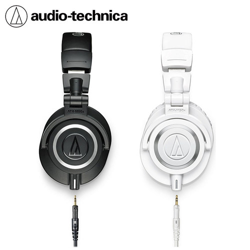铁三角M50X M70X 专业头戴式监听便携HIFI有线耳机全封闭护耳