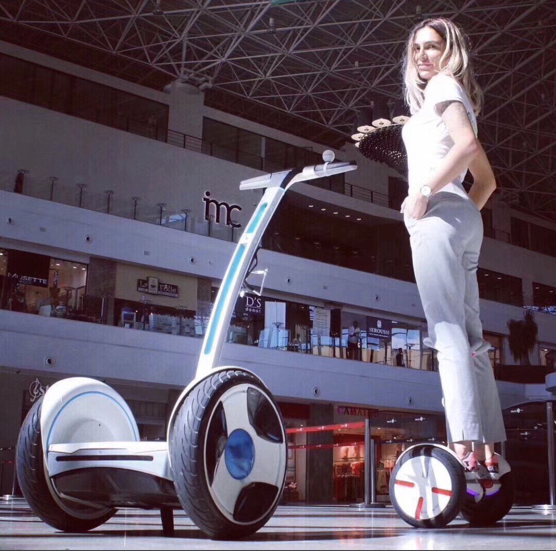 纳恩博通用手扶杆机器人ninebot 9号e平衡车体感电动思维车包邮