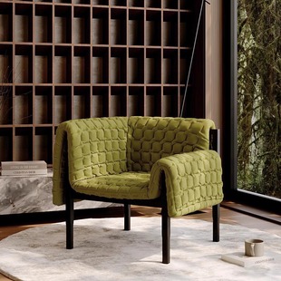 现代设计师简约单人网红款 ruche艺术客厅休闲轻奢沙发椅 写意空间