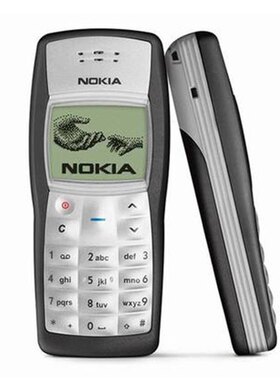 Nokia/诺基亚1100直板按键黄屏经典怀旧移动老人耐用情怀备用手机