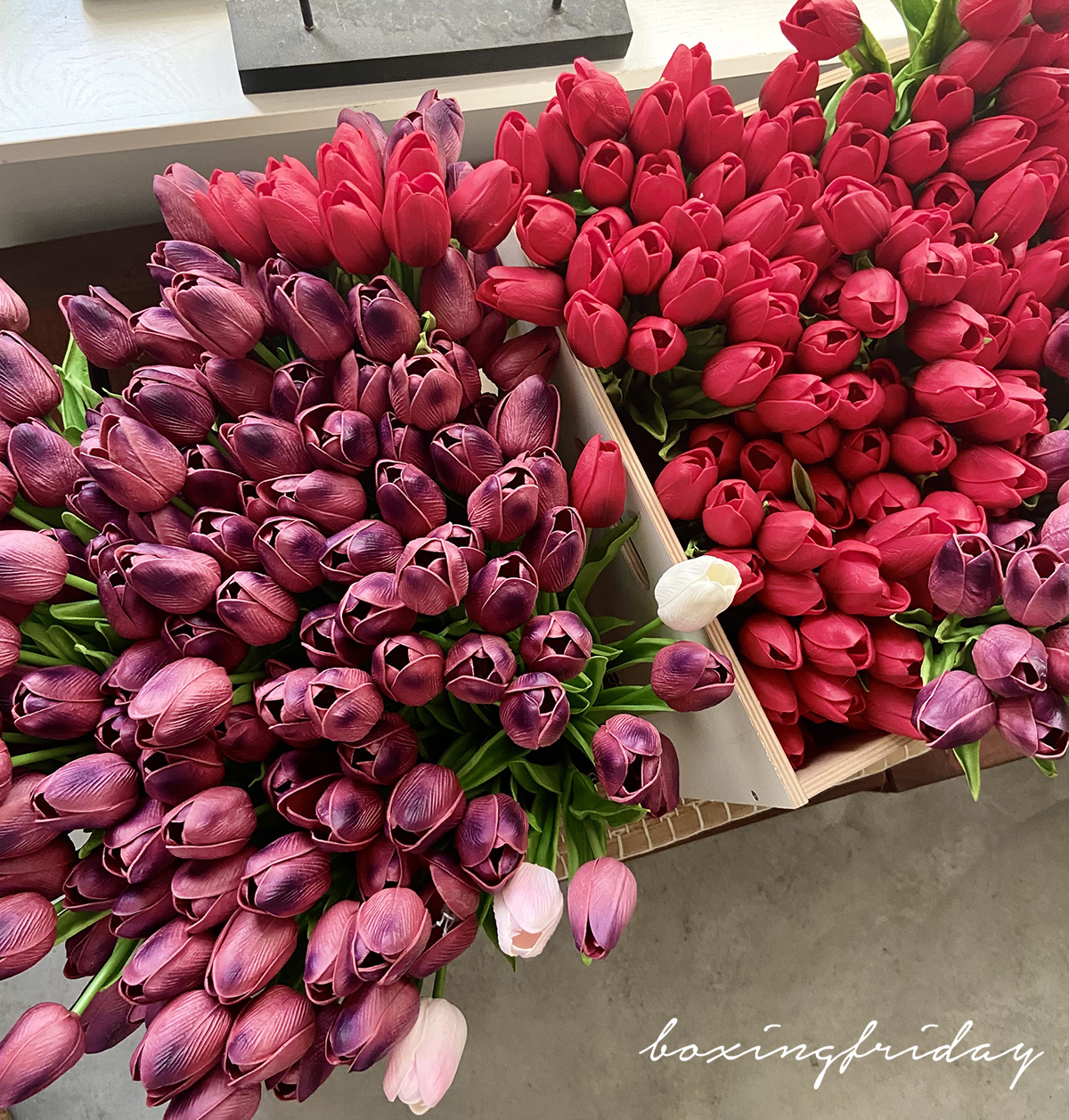 仿真郁金香家居餐厅装饰