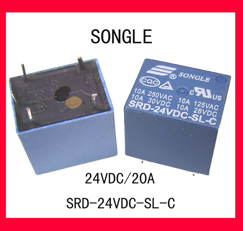 SRD-24VDC-SL-C DC24V（24VDC）继电器（10A）aa