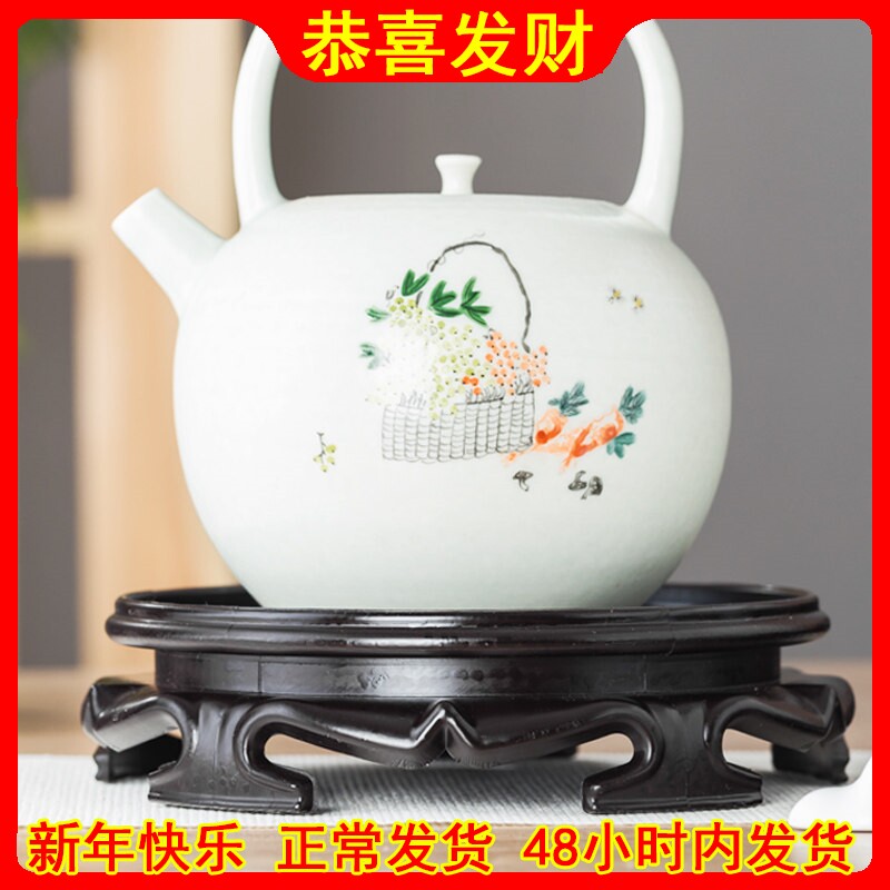 花盆小盆托塑料陶瓷花盆花瓶鱼缸木底座垫底托盘底盘圆形支架托架