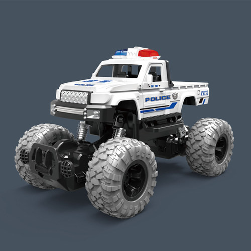 警车中性惯性大脚玩具